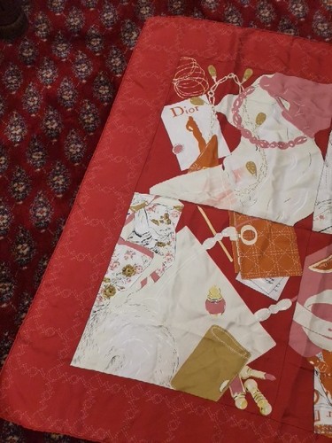 Foulard carre soie - carre, de